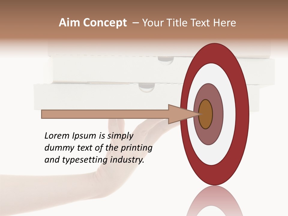 A Hand Is Holding A White Box With The Lid Open PowerPoint Template