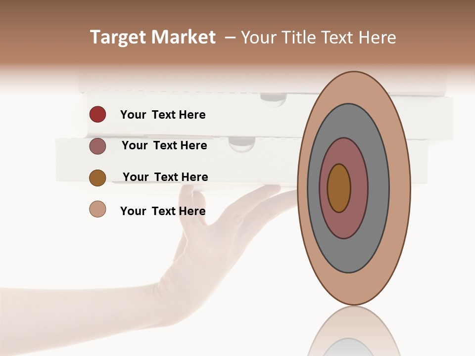 A Hand Is Holding A White Box With The Lid Open PowerPoint Template