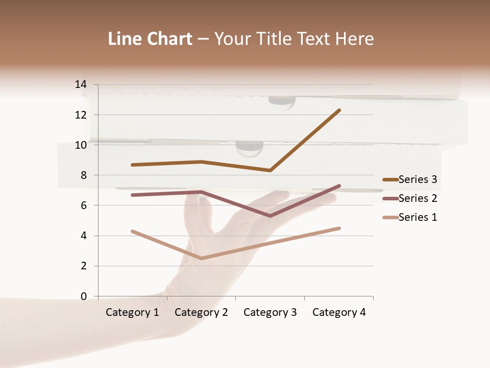 A Hand Is Holding A White Box With The Lid Open PowerPoint Template
