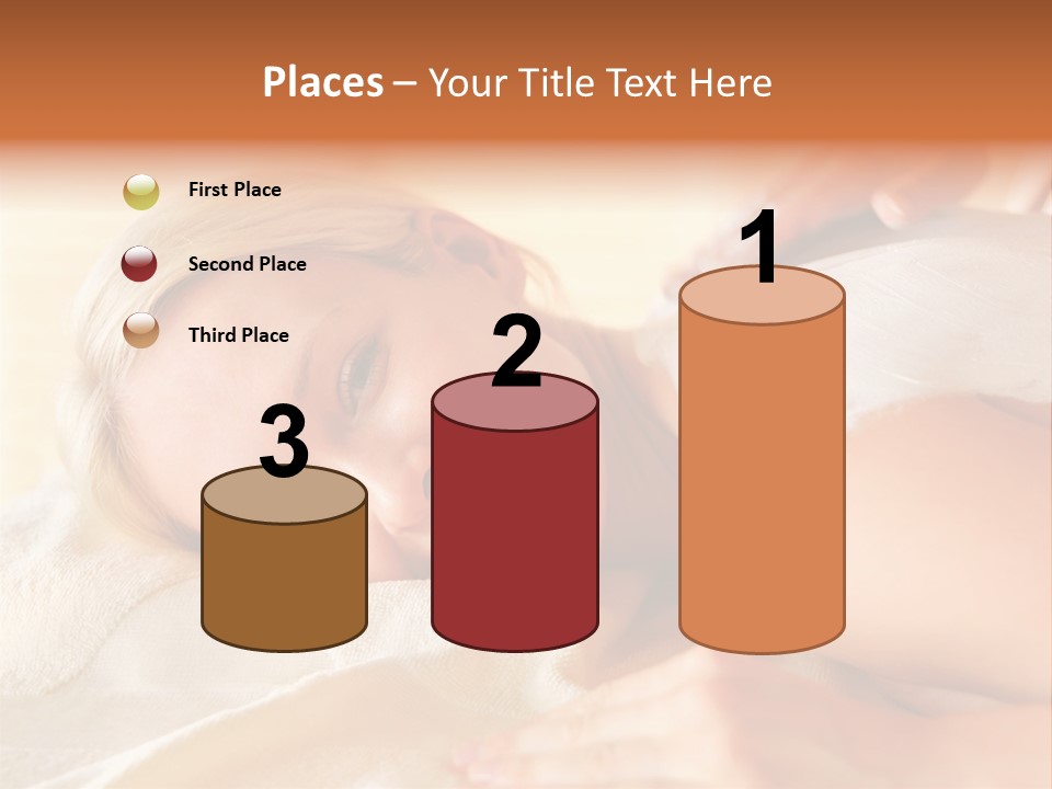 Shape Colored Background Horizontal PowerPoint Template