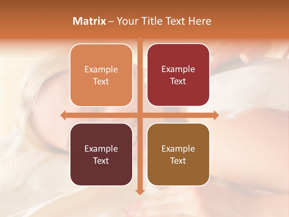 Shape Colored Background Horizontal PowerPoint Template