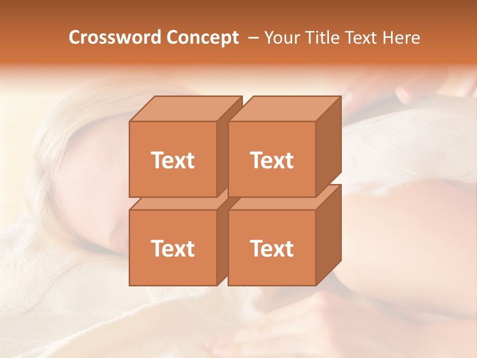 Shape Colored Background Horizontal PowerPoint Template