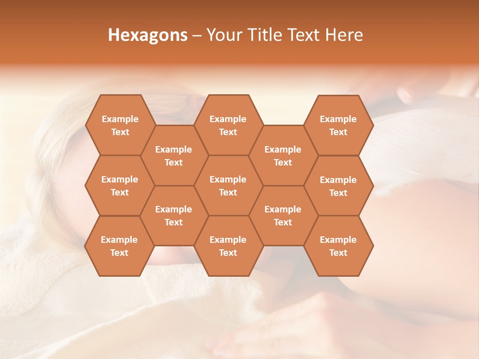 Shape Colored Background Horizontal PowerPoint Template