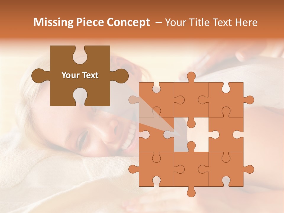 Shape Colored Background Horizontal PowerPoint Template