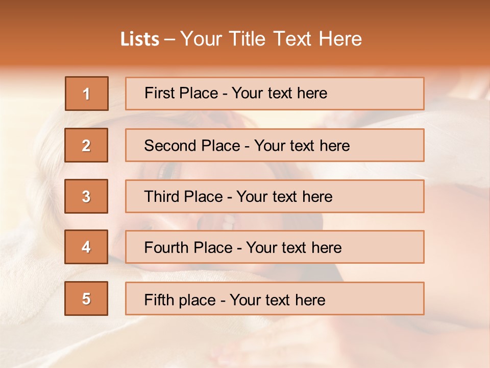 Shape Colored Background Horizontal PowerPoint Template