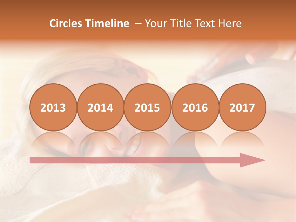 Shape Colored Background Horizontal PowerPoint Template