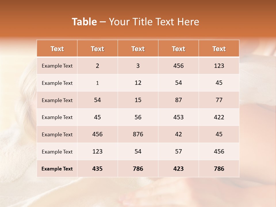 Shape Colored Background Horizontal PowerPoint Template