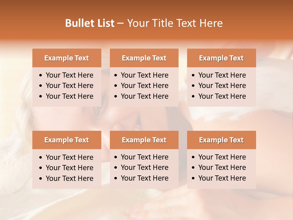 Shape Colored Background Horizontal PowerPoint Template