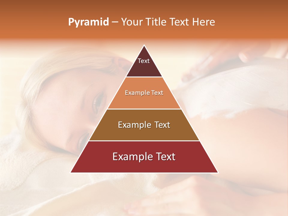 Shape Colored Background Horizontal PowerPoint Template