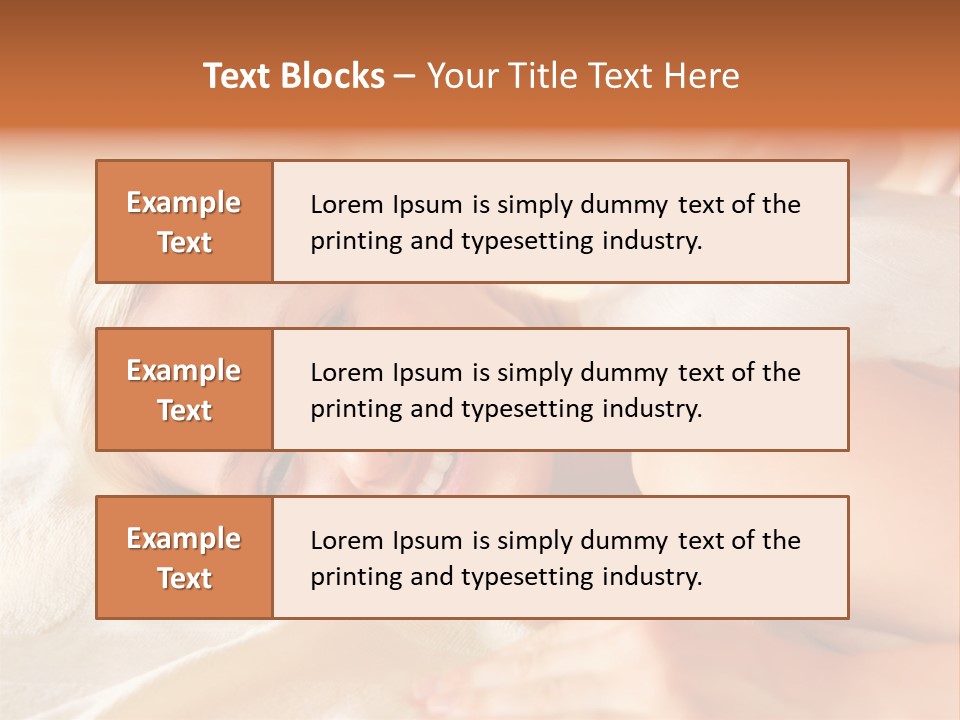 Shape Colored Background Horizontal PowerPoint Template