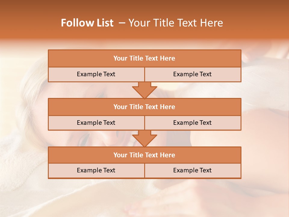 Shape Colored Background Horizontal PowerPoint Template