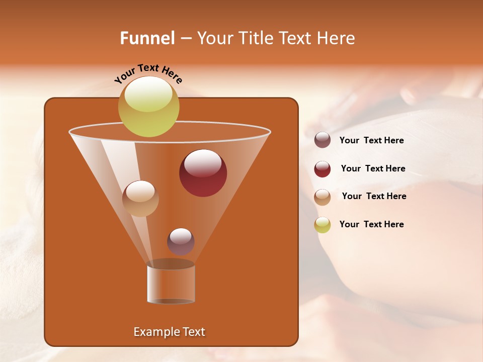 Shape Colored Background Horizontal PowerPoint Template