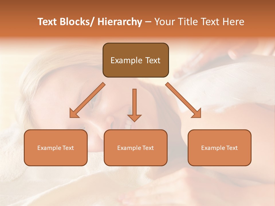 Shape Colored Background Horizontal PowerPoint Template