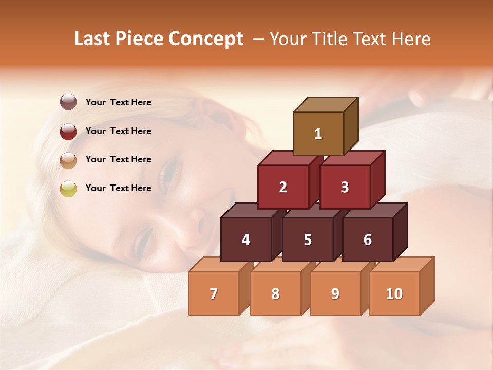 Shape Colored Background Horizontal PowerPoint Template