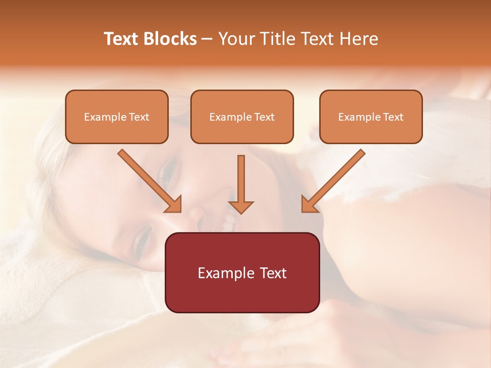 Shape Colored Background Horizontal PowerPoint Template