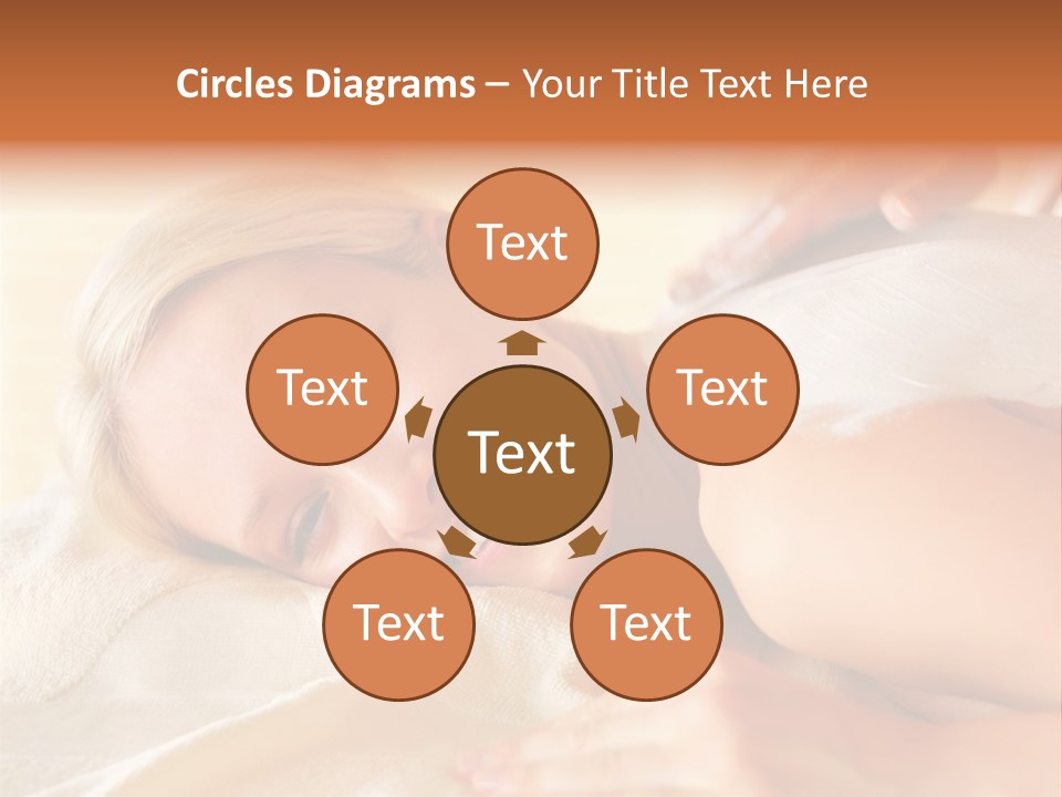 Shape Colored Background Horizontal PowerPoint Template