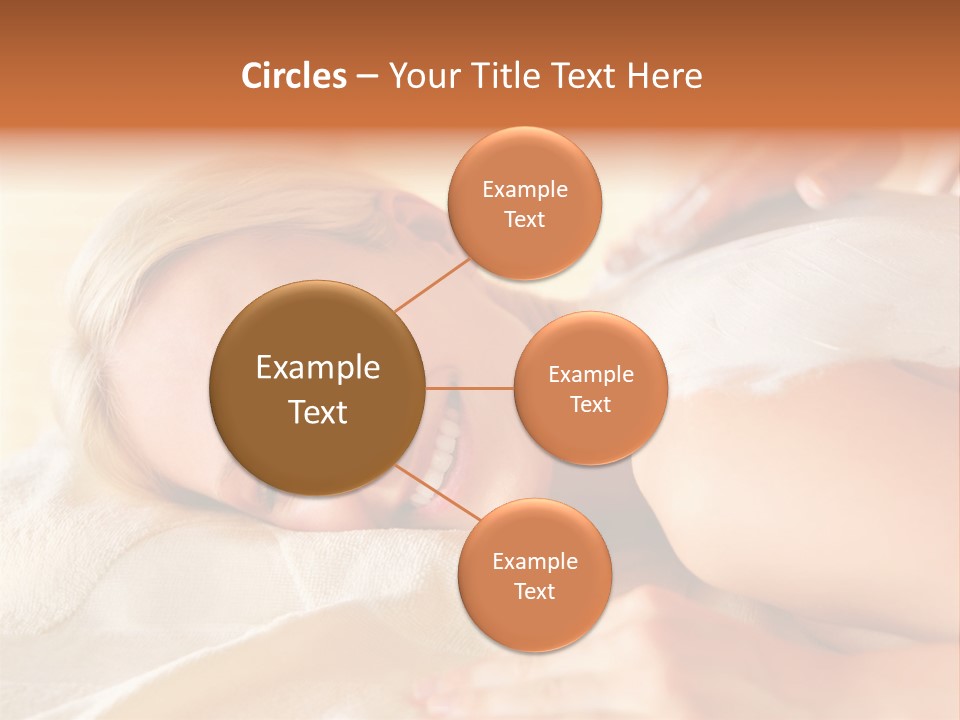 Shape Colored Background Horizontal PowerPoint Template