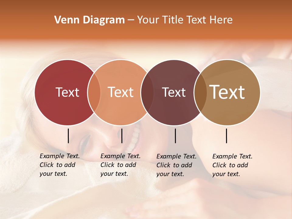 Shape Colored Background Horizontal PowerPoint Template