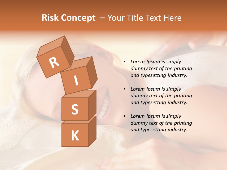 Shape Colored Background Horizontal PowerPoint Template