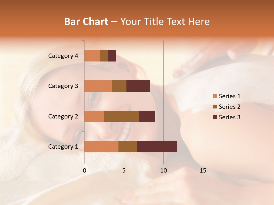 Shape Colored Background Horizontal PowerPoint Template