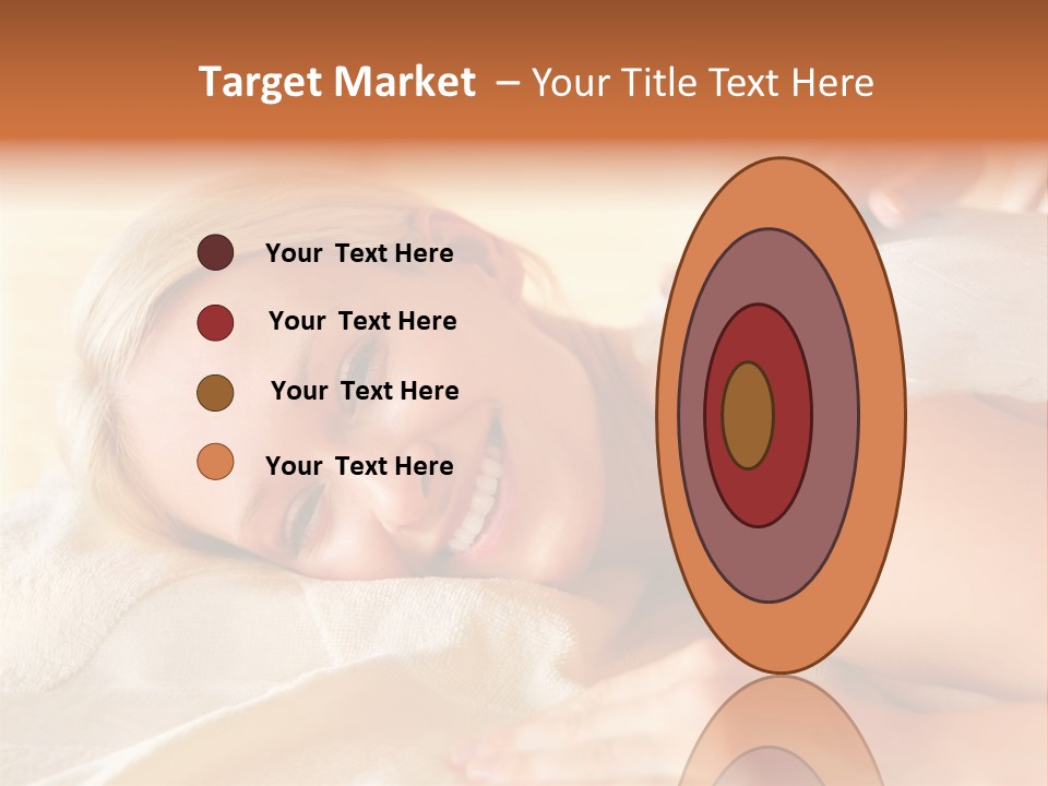 Shape Colored Background Horizontal PowerPoint Template