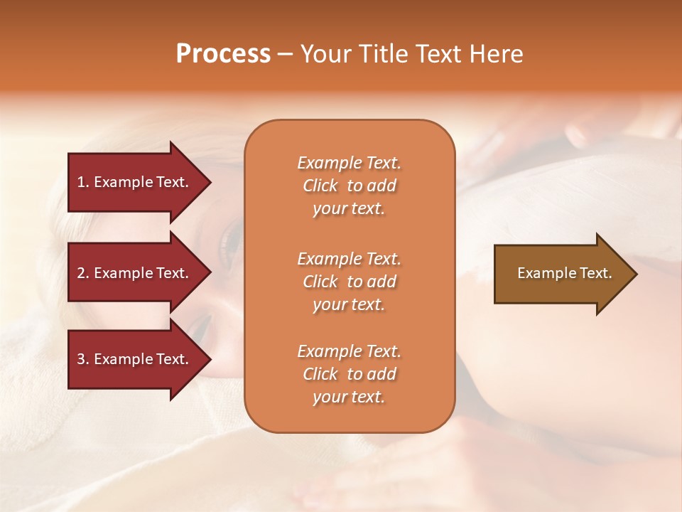 Shape Colored Background Horizontal PowerPoint Template