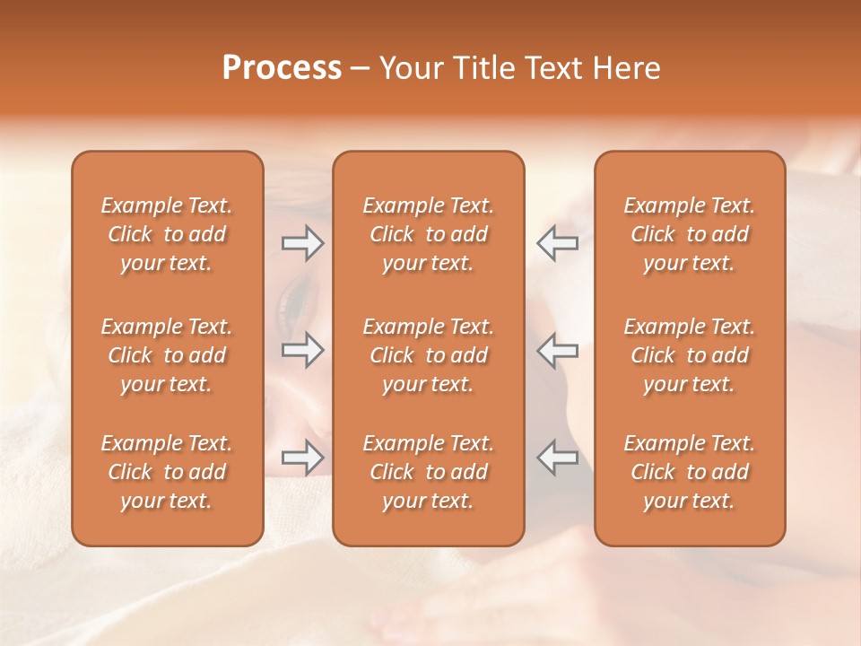 Shape Colored Background Horizontal PowerPoint Template