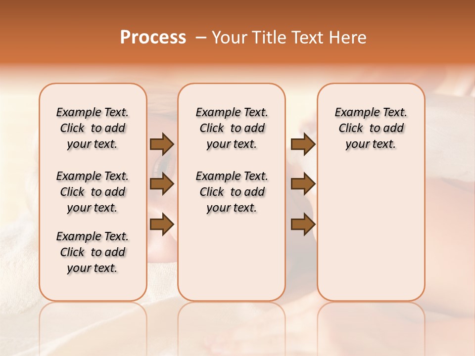 Shape Colored Background Horizontal PowerPoint Template