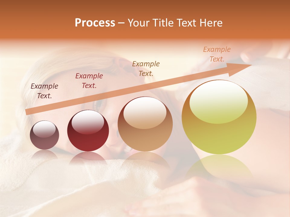 Shape Colored Background Horizontal PowerPoint Template