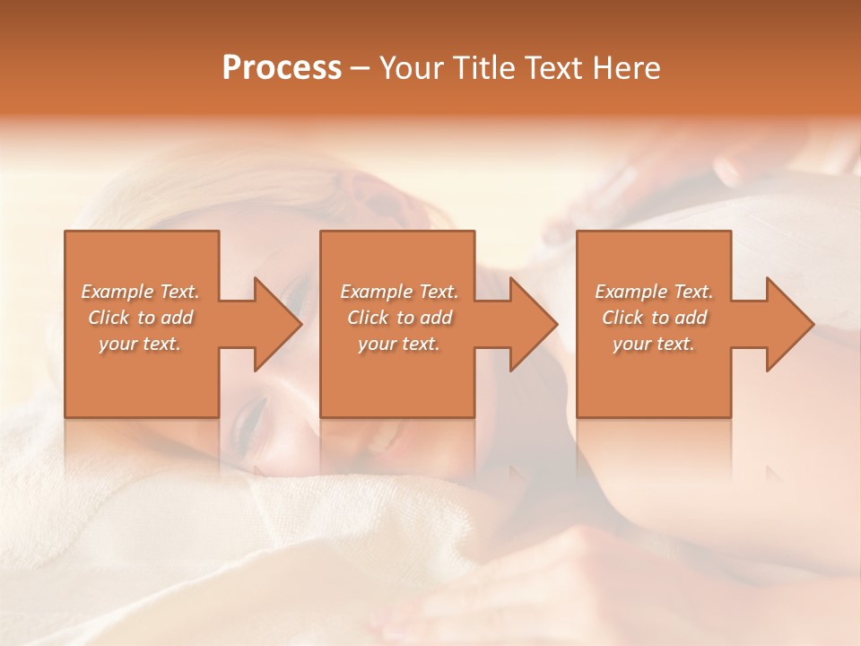 Shape Colored Background Horizontal PowerPoint Template