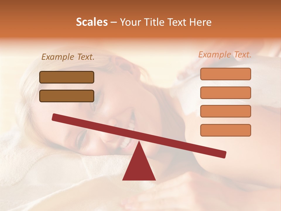 Shape Colored Background Horizontal PowerPoint Template