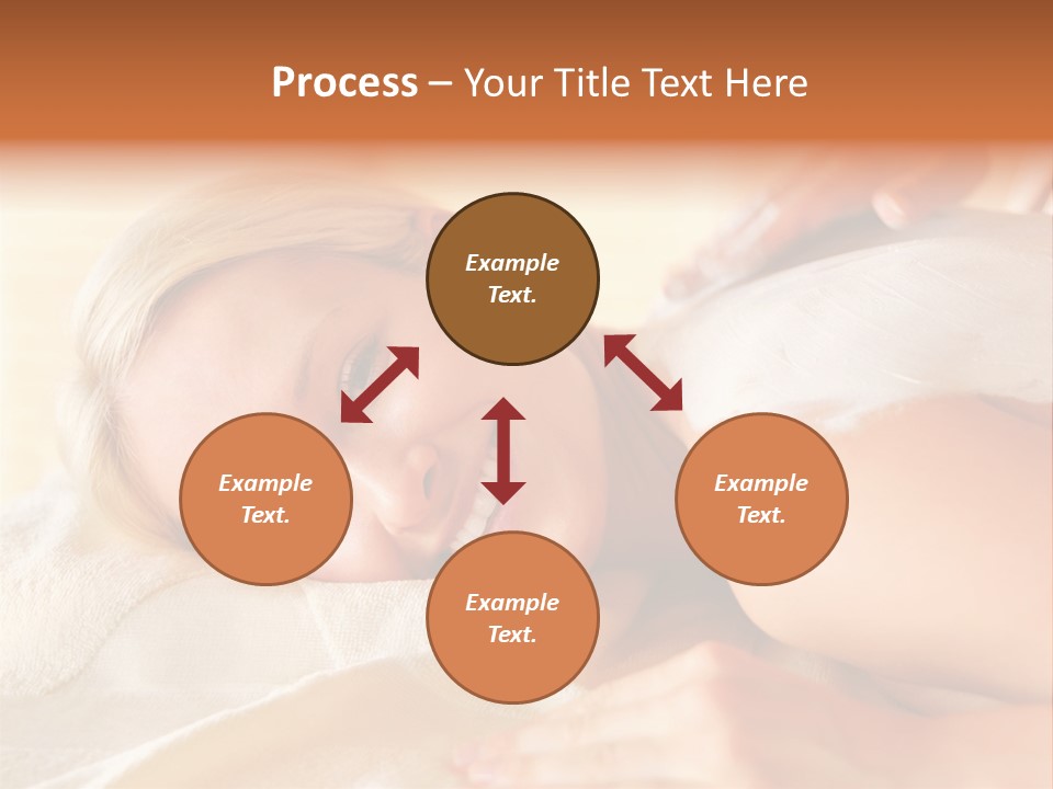 Shape Colored Background Horizontal PowerPoint Template