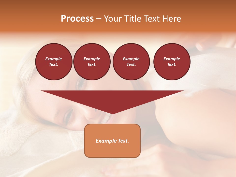 Shape Colored Background Horizontal PowerPoint Template