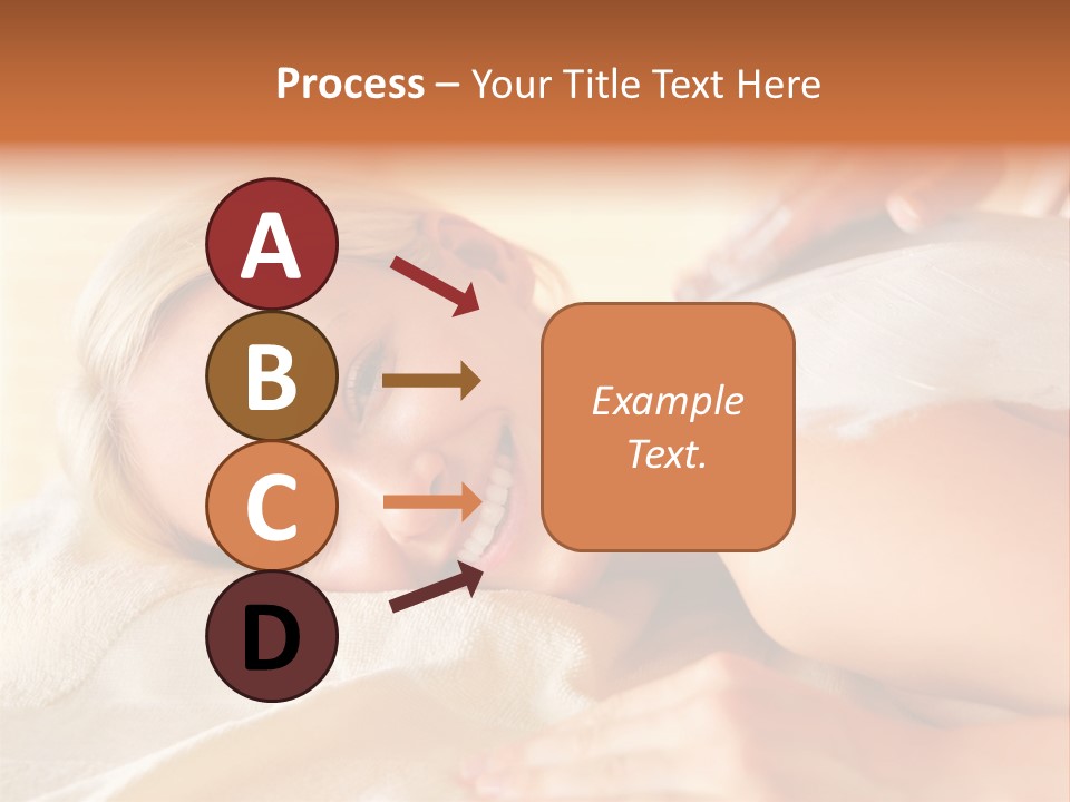Shape Colored Background Horizontal PowerPoint Template