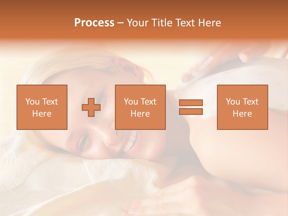 Shape Colored Background Horizontal PowerPoint Template