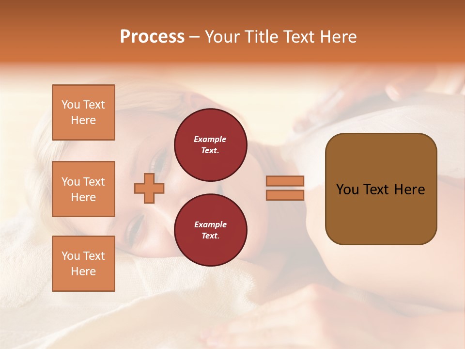 Shape Colored Background Horizontal PowerPoint Template