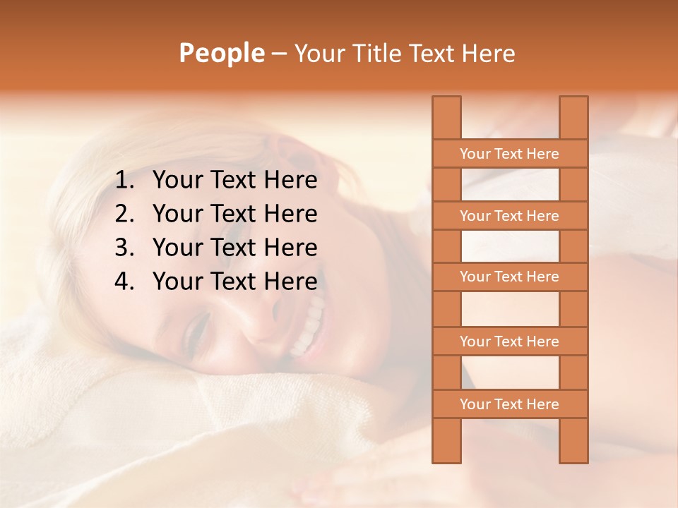 Shape Colored Background Horizontal PowerPoint Template