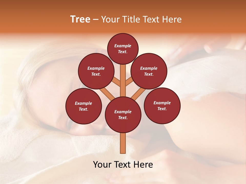 Shape Colored Background Horizontal PowerPoint Template