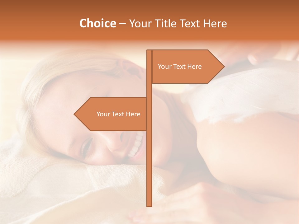 Shape Colored Background Horizontal PowerPoint Template