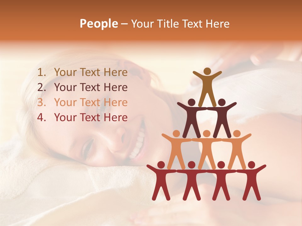 Shape Colored Background Horizontal PowerPoint Template