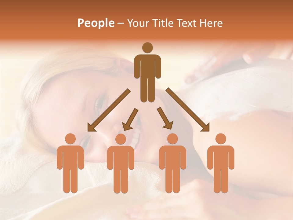 Shape Colored Background Horizontal PowerPoint Template