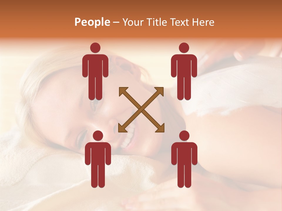 Shape Colored Background Horizontal PowerPoint Template