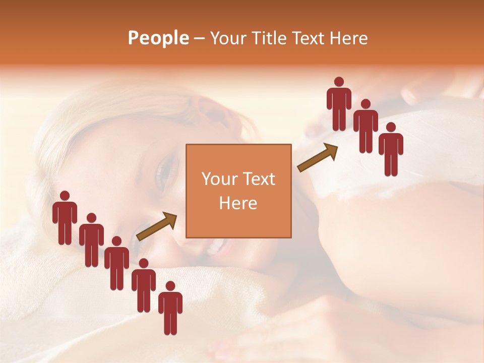 Shape Colored Background Horizontal PowerPoint Template