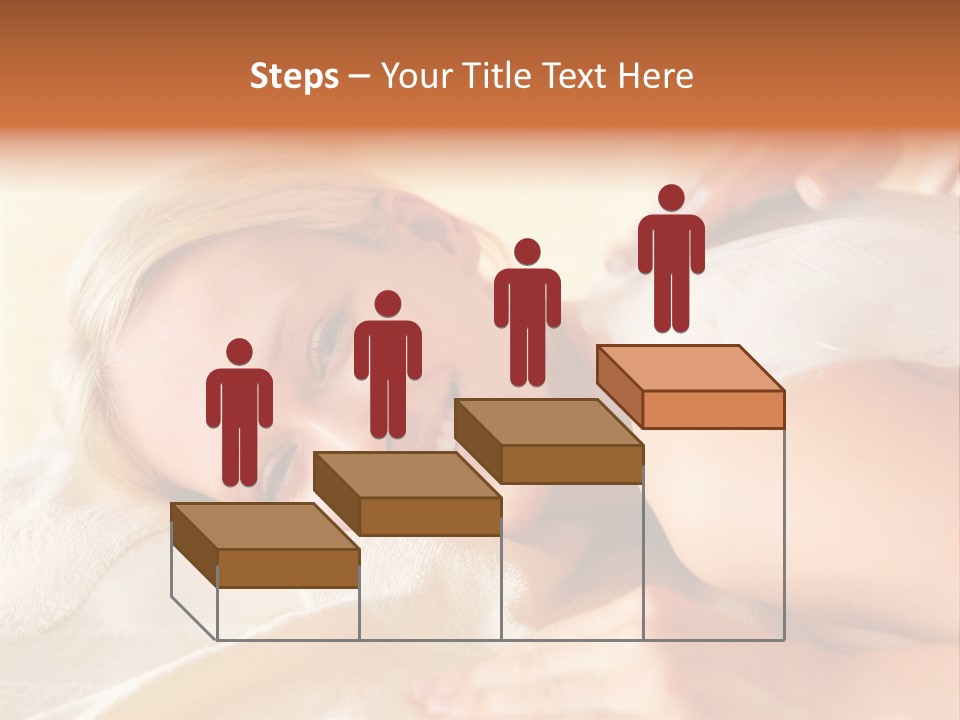 Shape Colored Background Horizontal PowerPoint Template