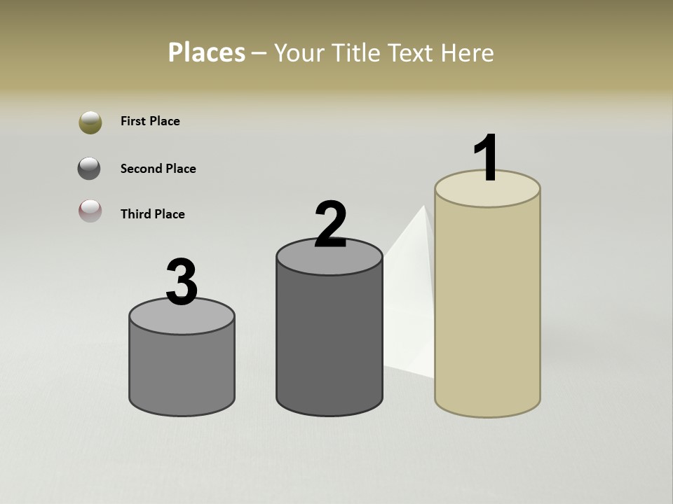 Shape Colored Background Horizontal PowerPoint Template