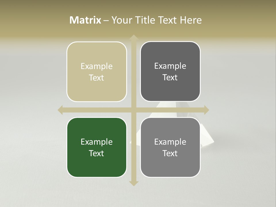 Shape Colored Background Horizontal PowerPoint Template