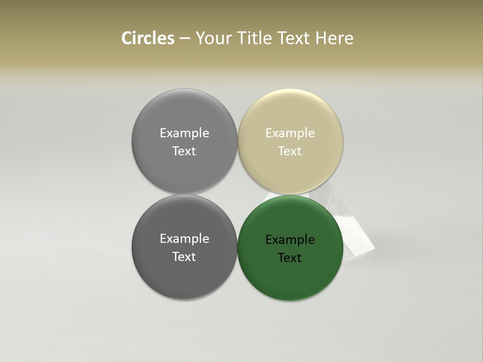 Shape Colored Background Horizontal PowerPoint Template