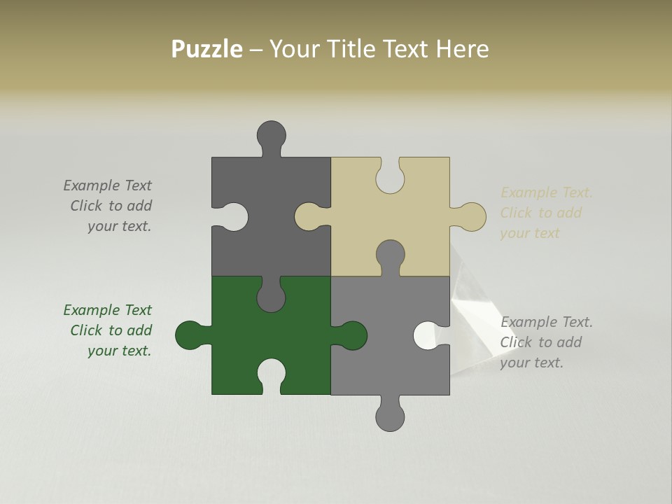 Shape Colored Background Horizontal PowerPoint Template