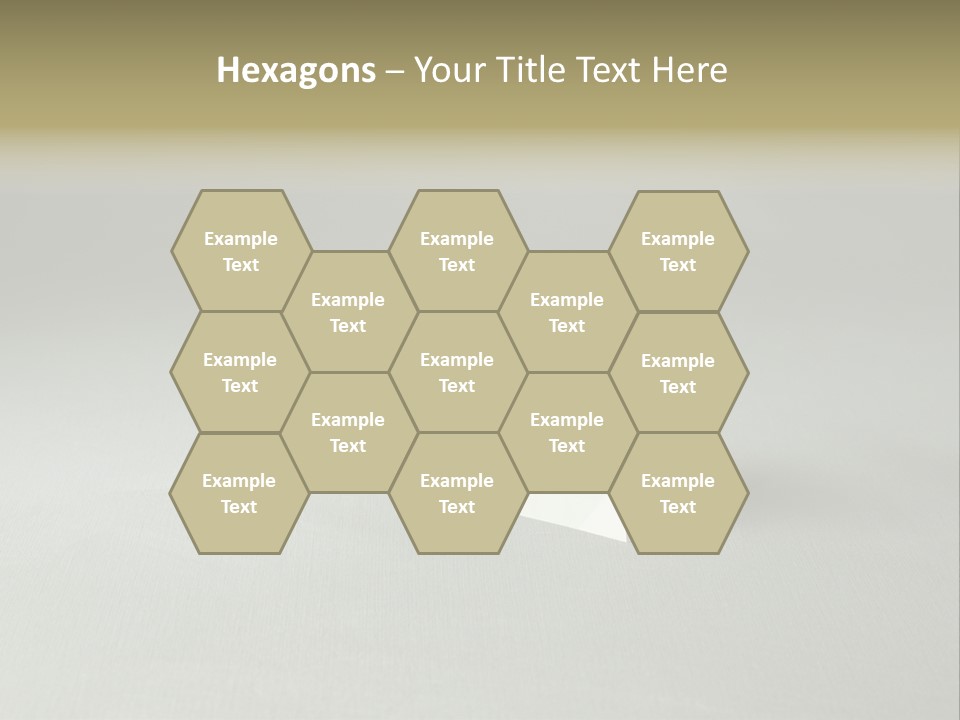 Shape Colored Background Horizontal PowerPoint Template