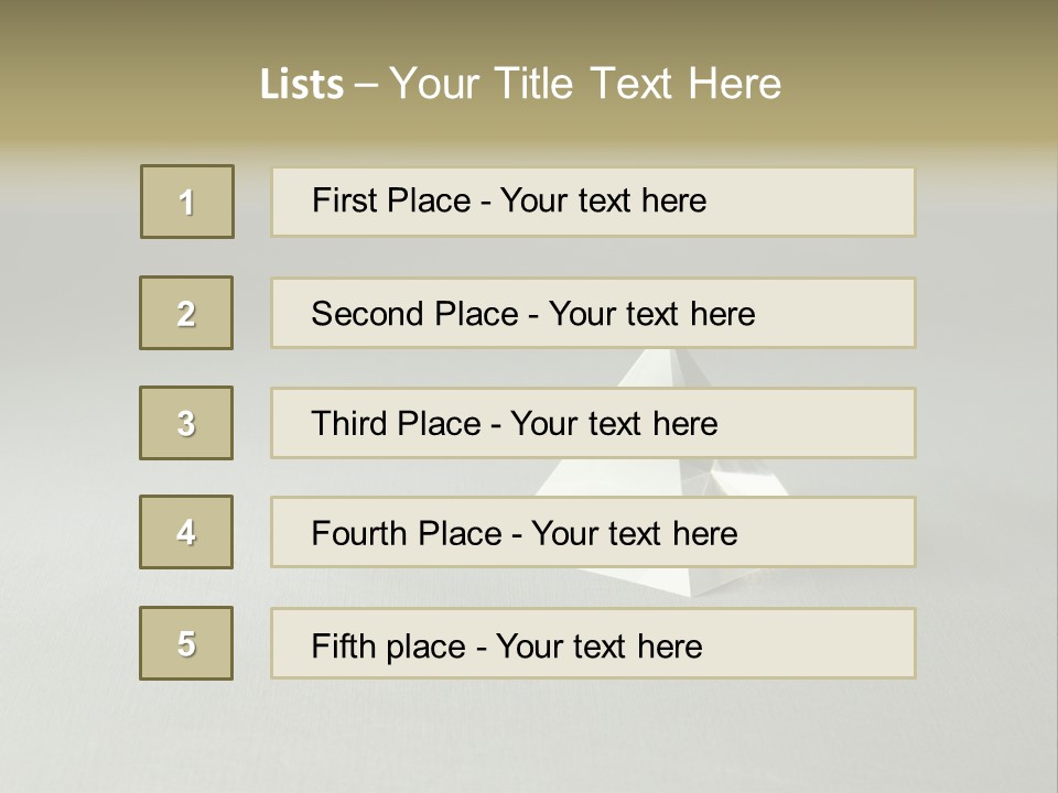 Shape Colored Background Horizontal PowerPoint Template